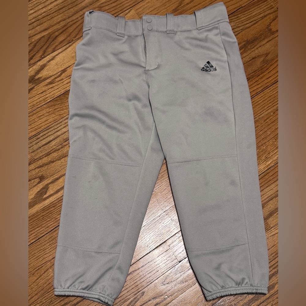 Adidas Light Gray Softball Pants